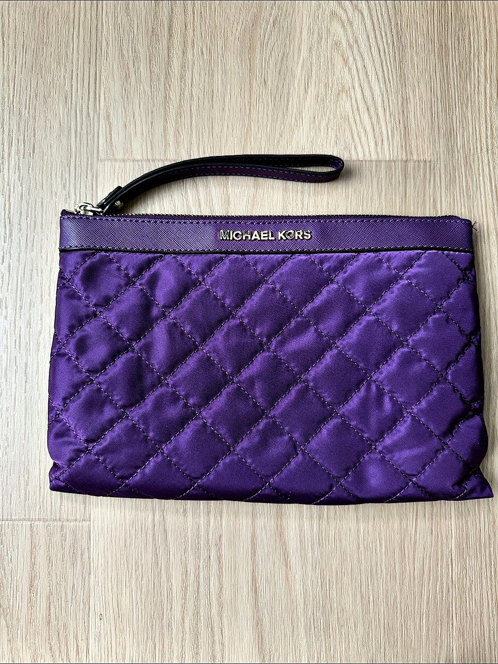 Michael Kors Kieran Women's Purple Quilted